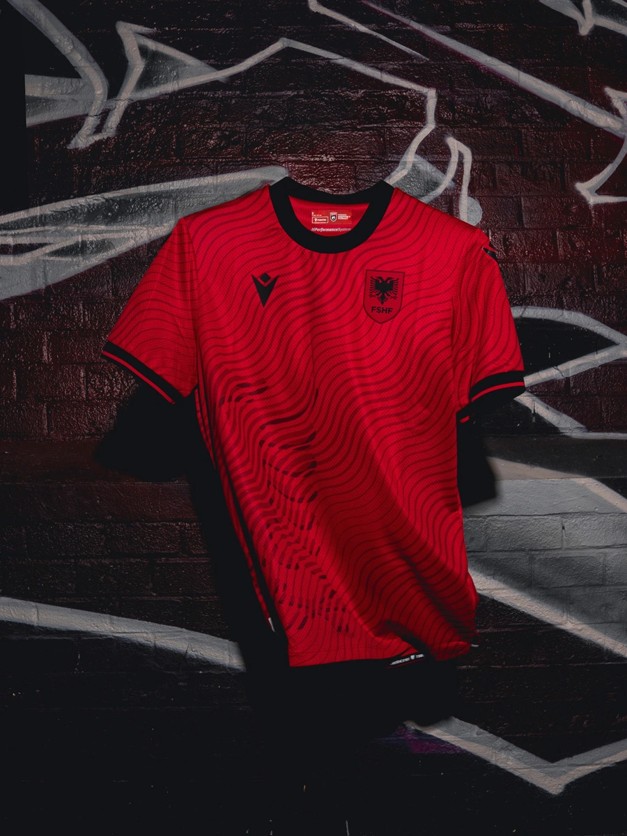 阿尔巴尼亚国家队 2026-27 赛季主客场球衣 © 球衫堂 kitstown
