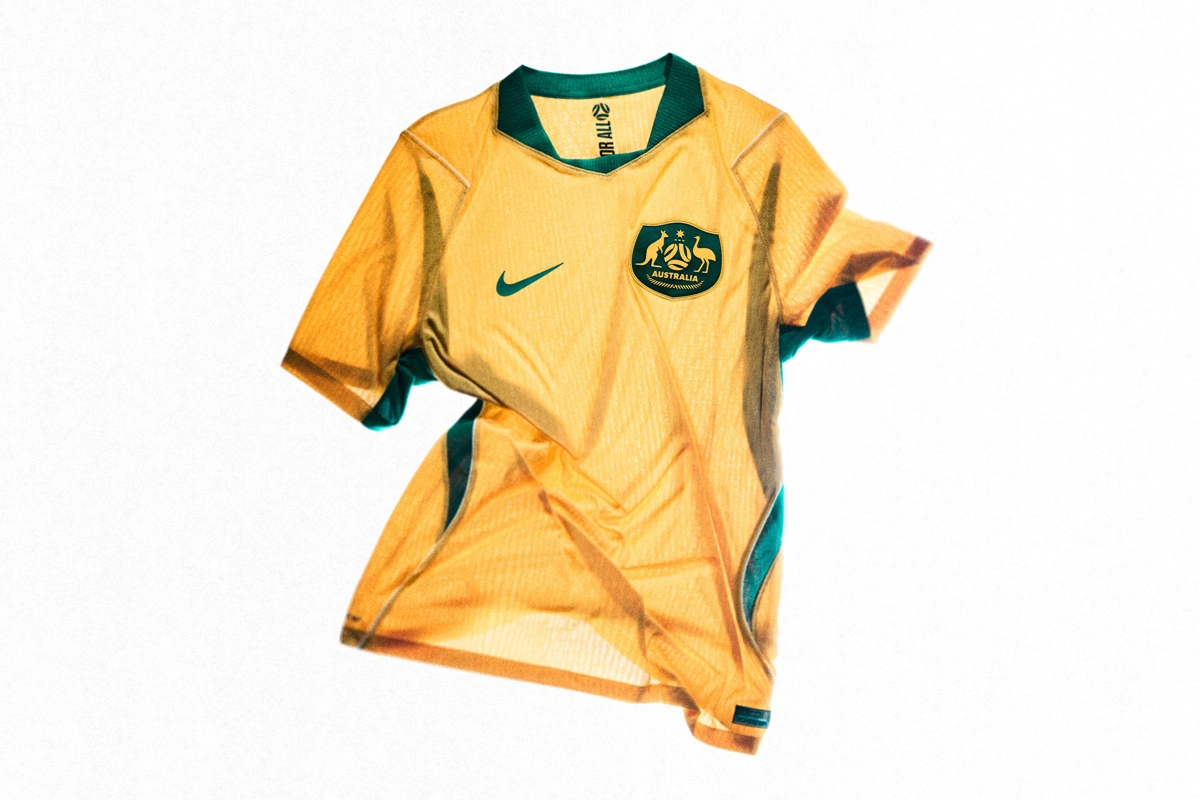 澳大利亚国家队 2026 世界杯主客场球衣 © 球衫堂 kitstown